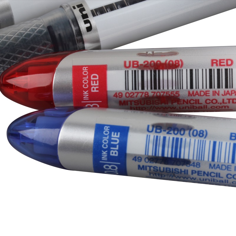 北京晟泰贸易有限公司商城-三菱（uni） UB-200 太空走珠中性笔 0.8mm 红色