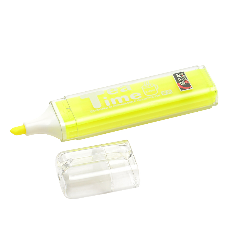 北京晟泰贸易有限公司商城-金万年（Genvana） K-0505 荧光笔 粗头 学生 办公 荧光笔 醒目笔 标记笔 荧光记号笔 标注笔 黄色