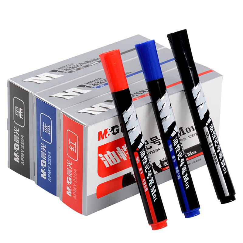 北京晟泰贸易有限公司商城-晨光（M&G） APMY2204 记号笔油性M01 蓝