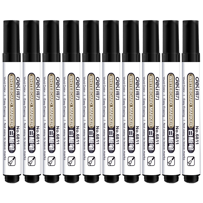 北京晟泰贸易有限公司商城-得力（deli） 6811 白板笔 黑